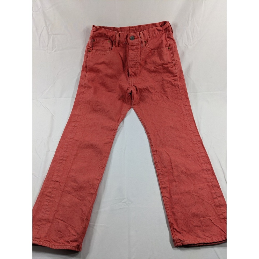 Levis 501 XX Mens Size 28x27 measured ( 30x30 tag) Button Fly Pink Chinos